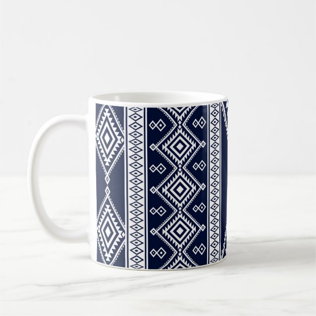 Geometric ethnic oriental seamless pattern traditi coffee mug (Left)