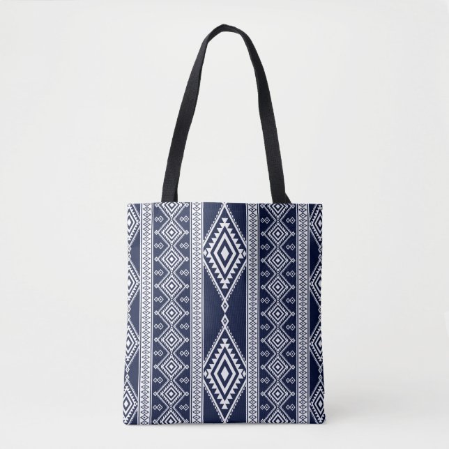 Geometric ethnic oriental seamless pattern traditi tote bag (Front)