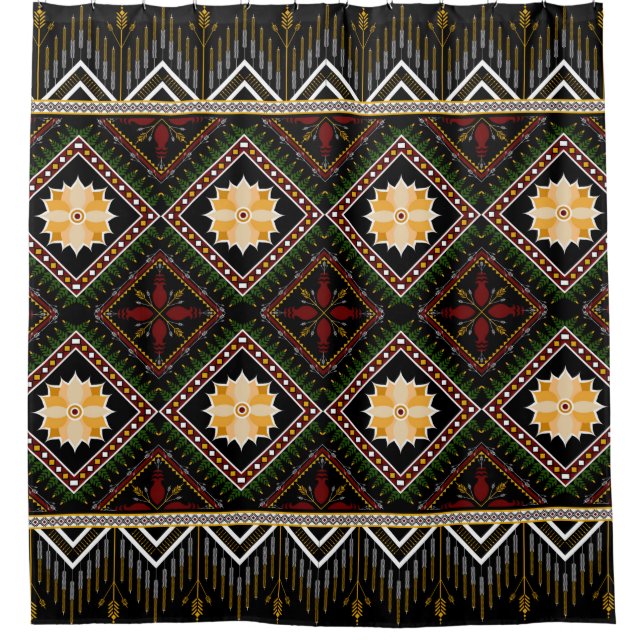 Geometric ethnic pattern seamless design (Front)