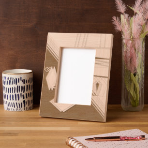 "Geometric Expressions" 5 x 7 Laser Engraved Frame