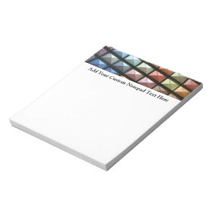Geometric Eyeshadow Makeup Artist Notepad