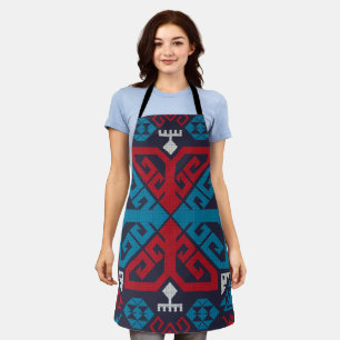 Geometric fashion classic cute-trendy colourful apron
