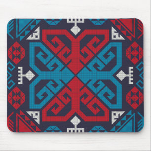 Geometric fashion classic cute-trendy colourful mouse pad