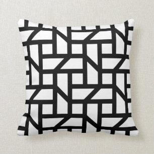 Geometric fashion for the home throw pillow
