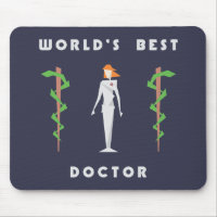 Geometric Female World's Best Doctor