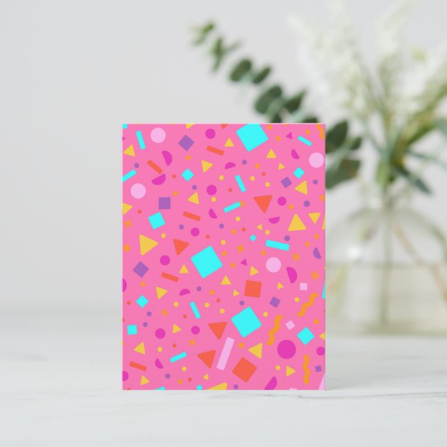 Geometric Figure Creation 4 Postcard (Standing Front)