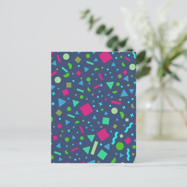 Geometric Figure Creation 5 Postcard (Standing Front)