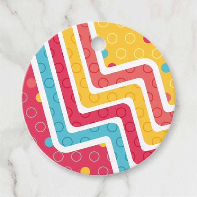 Geometric Figure Creation Favour Tags (Front)