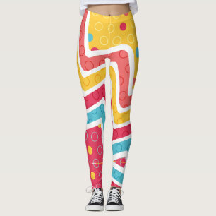 Geometric Figure Creation Leggings