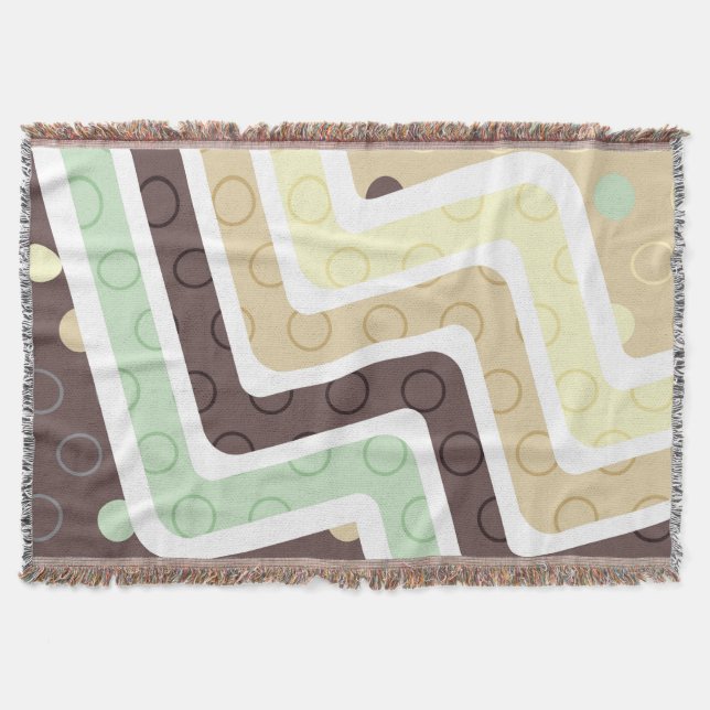 Geometric Figures 1 Throw Blanket (Front)
