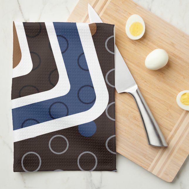 Geometric Figures 2 Kitchen Towel (Quarter Fold)