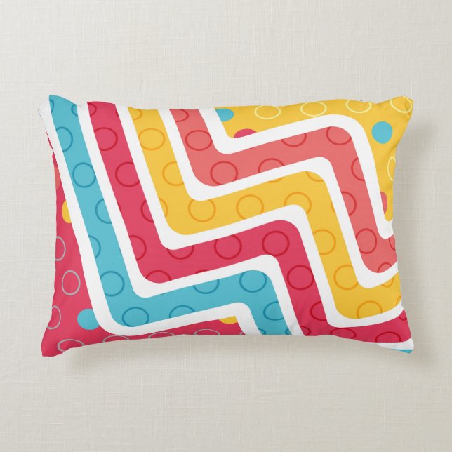 Geometric Figures 4 Accent Pillow (Front)
