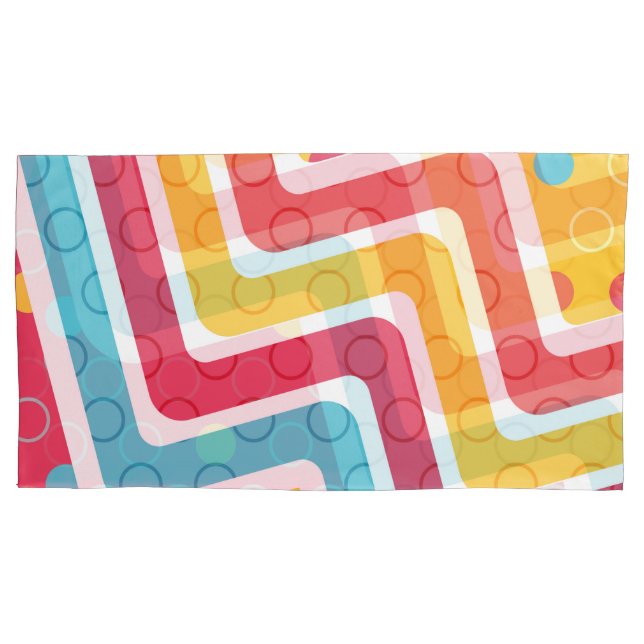Geometric Figures 4 Pillowcase (Front)
