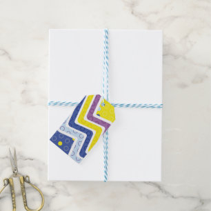 Geometric Figures 5 Gift Tags