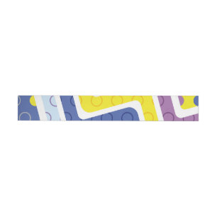 Geometric Figures 5 Wrap Around Label