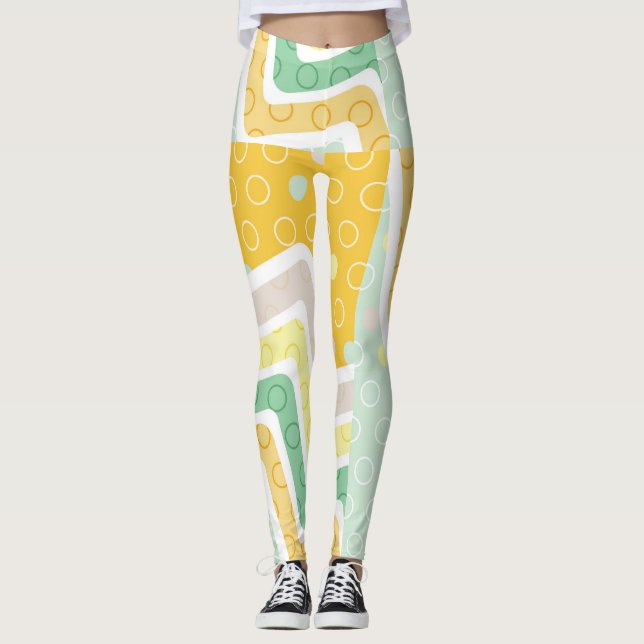 Geometric Figures 7 Leggings (Front)