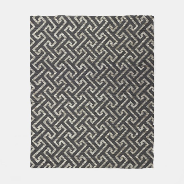 Geometric Fleece Blanket (Front)
