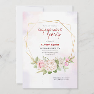 Geometric Floral  Announcement