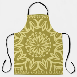 Geometric floral background. Tribal ethnic ornate Apron