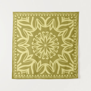 Geometric floral background. Tribal ethnic ornate  Tapestry