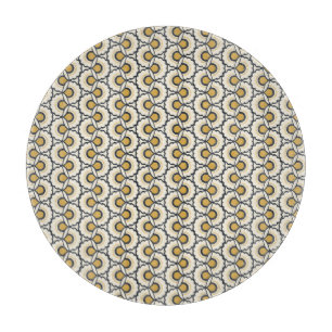 Geometric Floral Pattern Cutting Board