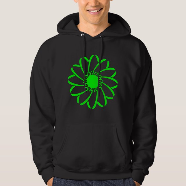 Geometric Flower Hoodie (Front)