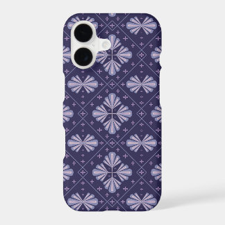 Geometric Flower Petals Abstract Repeat Pattern