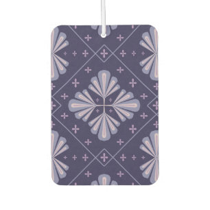Geometric Flower Petals Abstract Repeat Pattern Air Freshener