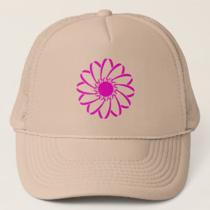 Geometric Flower Trucker Hat