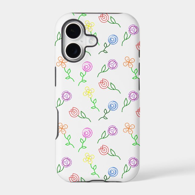 Geometric Flowers  (Back)