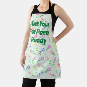 Geometric Flowers Apron