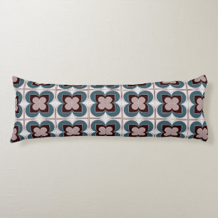 Geometric Flowers Body Pillow