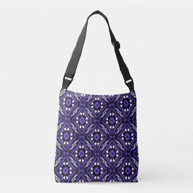 Geometric Flowers....... Crossbody Bag (Front)