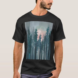 Geometric Forest T-Shirt