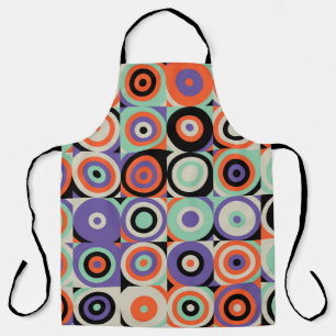 Geometric Forms, Abstract Vintage Design. Apron