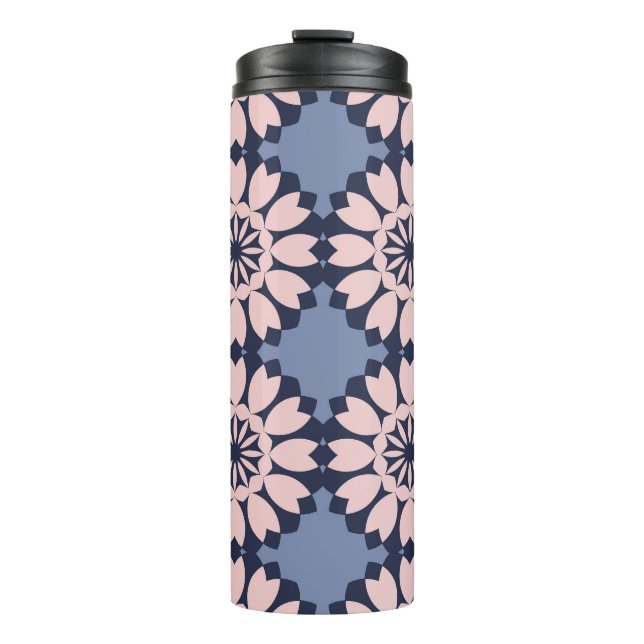 Geometric Forms: Decorative Seamless Pattern. Thermal Tumbler (Front)