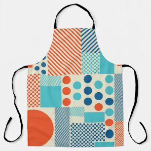 Geometric Forms, Modern Art Pattern. Apron