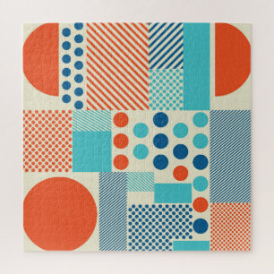 Geometric Forms, Modern Art Pattern. Jigsaw Puzzle