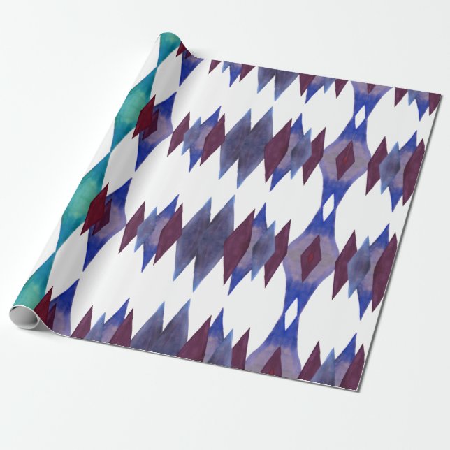 Geometric Forms Wrapping Paper (Unrolled)