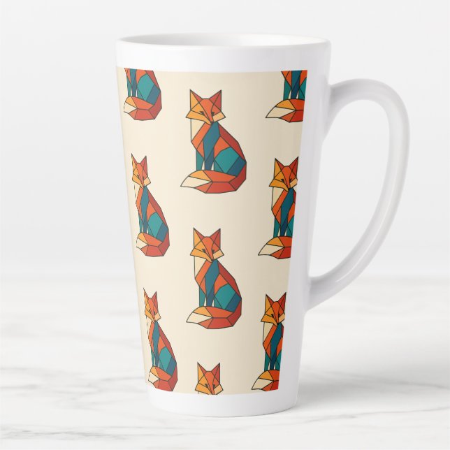 Geometric fox mug (Right)