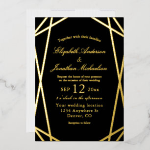 Geometric Frame Wedding