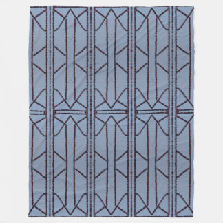 Geometric Fusion Fleece Blanket
