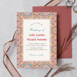 Geometric Glittering Metallic Luxury Wedding Invitation<br><div class="desc">Beautiful Invitation to celebrate Special occasions and festivals comes with digital and E-invitation as per your request. We would love to replicate our designs to make multiple products like rsvp cards, labels envelopes, and more. Customization is available for ready to print on request at info@shamaurcreatif@gmail.com Look Forward to hearing from...</div>