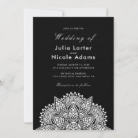 Geometric Glittering Metallic Luxury Wedding