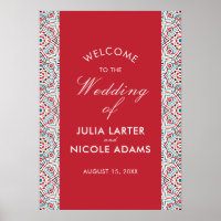 Geometric Glittering Metallic Luxury Wedding