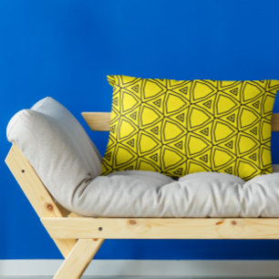 Geometric Glow Lumbar Pillow