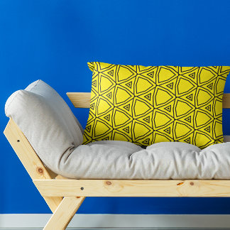 Geometric Glow Lumbar Pillow