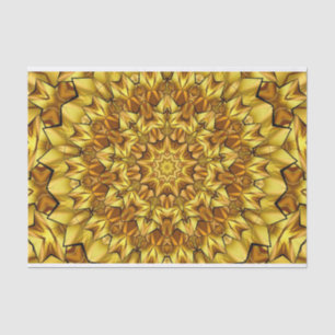 geometric golden abstract tissue paper