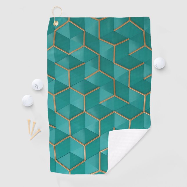 geometric golf towel (InSitu)
