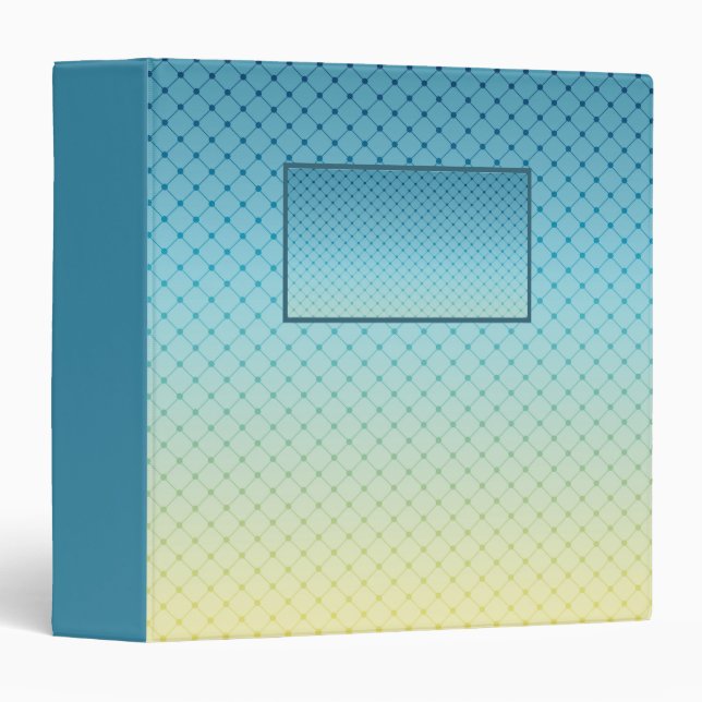 Geometric, gradient, Ombre, colourful Binder (Front/Spine)